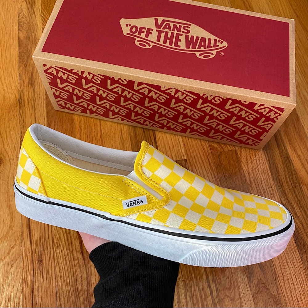 Vans Checkerboard Classic Slip On Women’s Sneakers - Picture 1 of 6